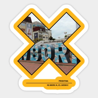 Prishtina City Sticker